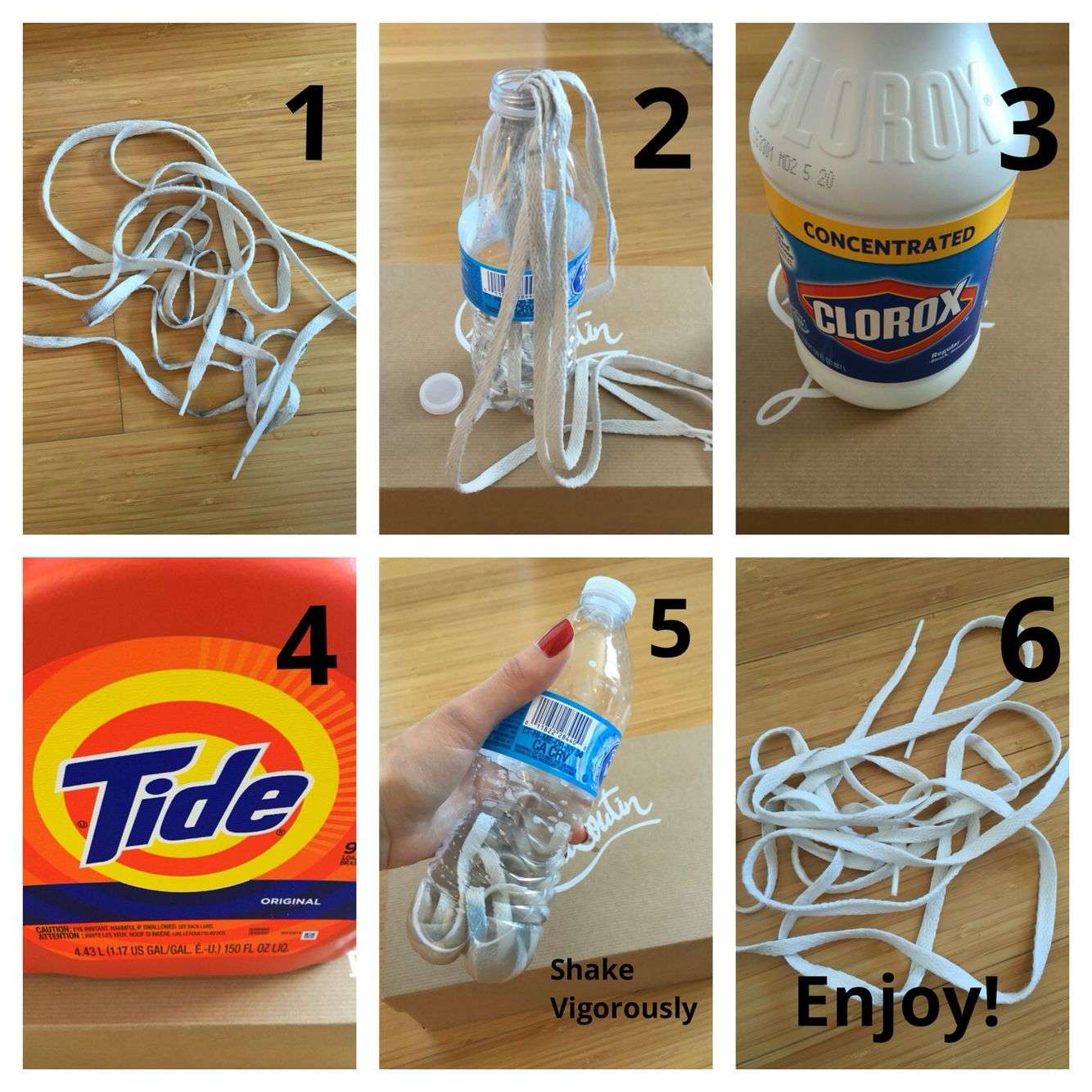 How To Clean Shoe Laces With Bleach