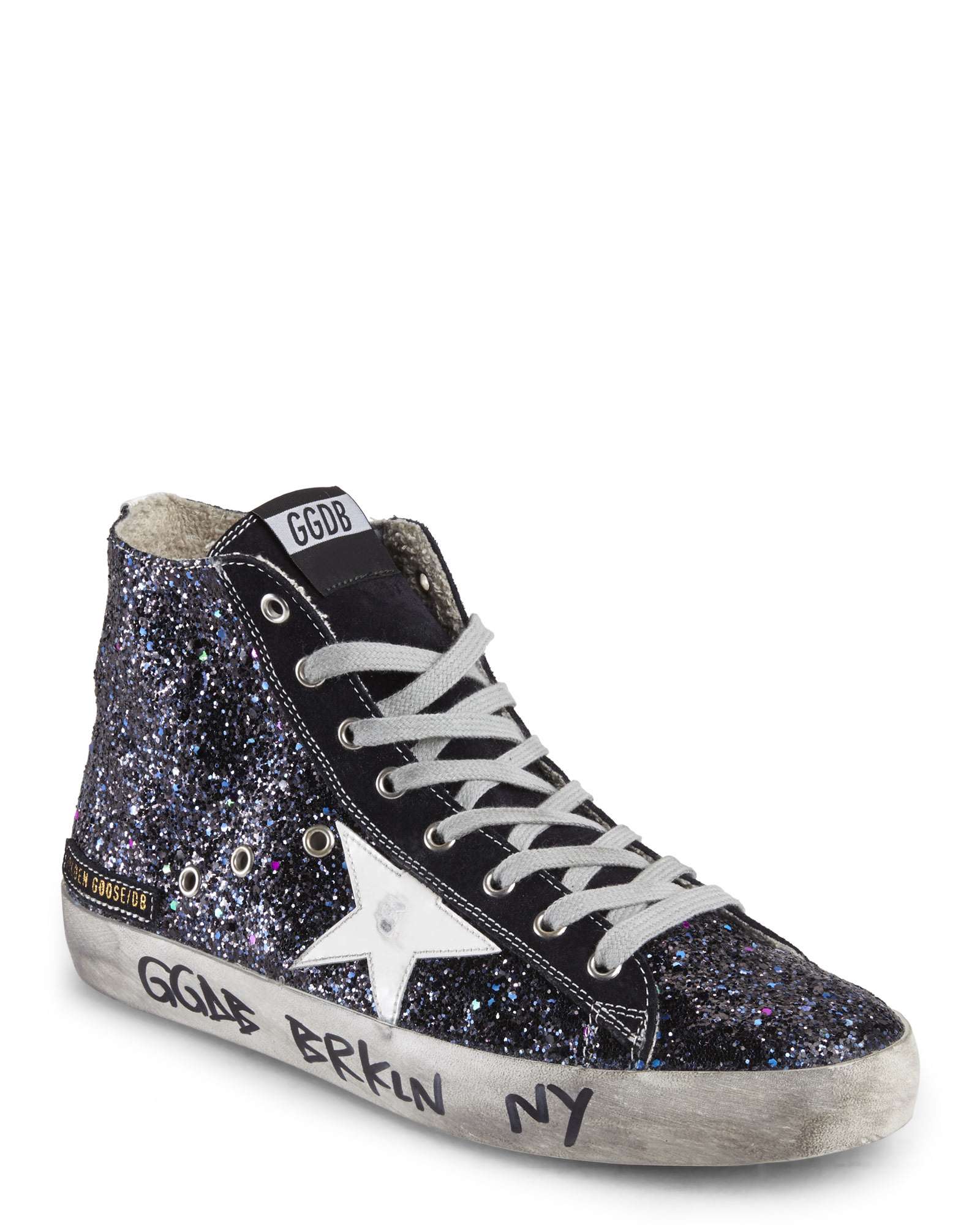 Golden Goose Francy High Top Sneakers - LoveShoesClub.com