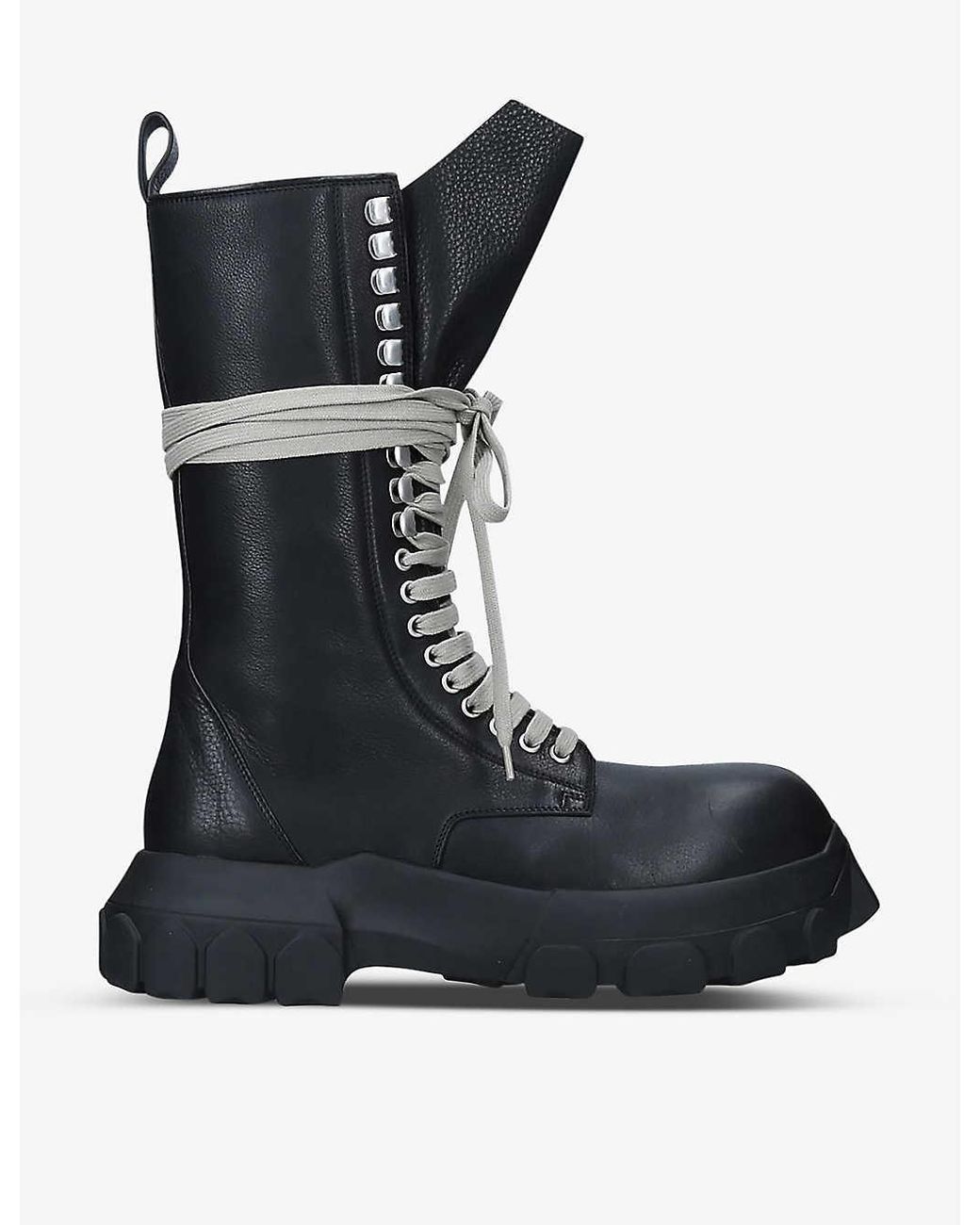 Rick Owens Bozo Tractor Boots - LoveShoesClub.com