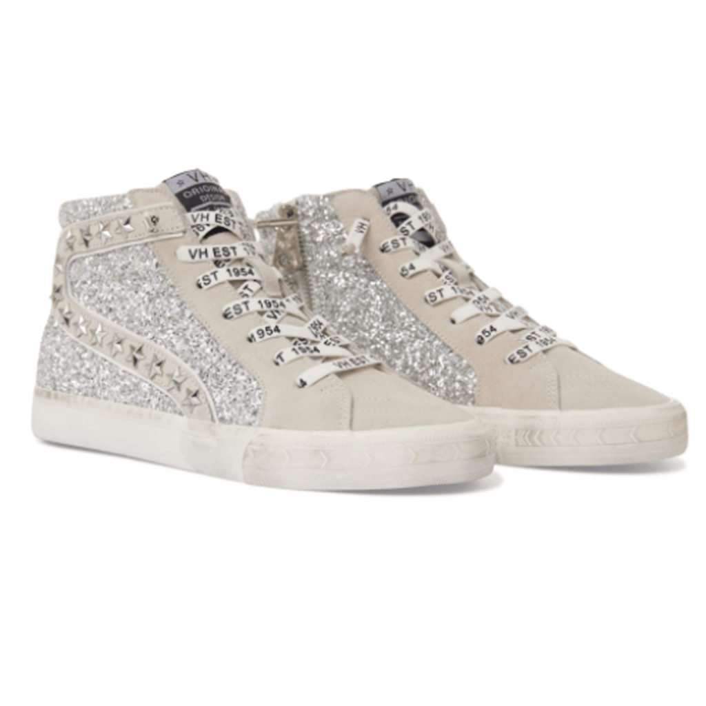 Vintage Havana High Top Sneakers Glitter - LoveShoesClub.com